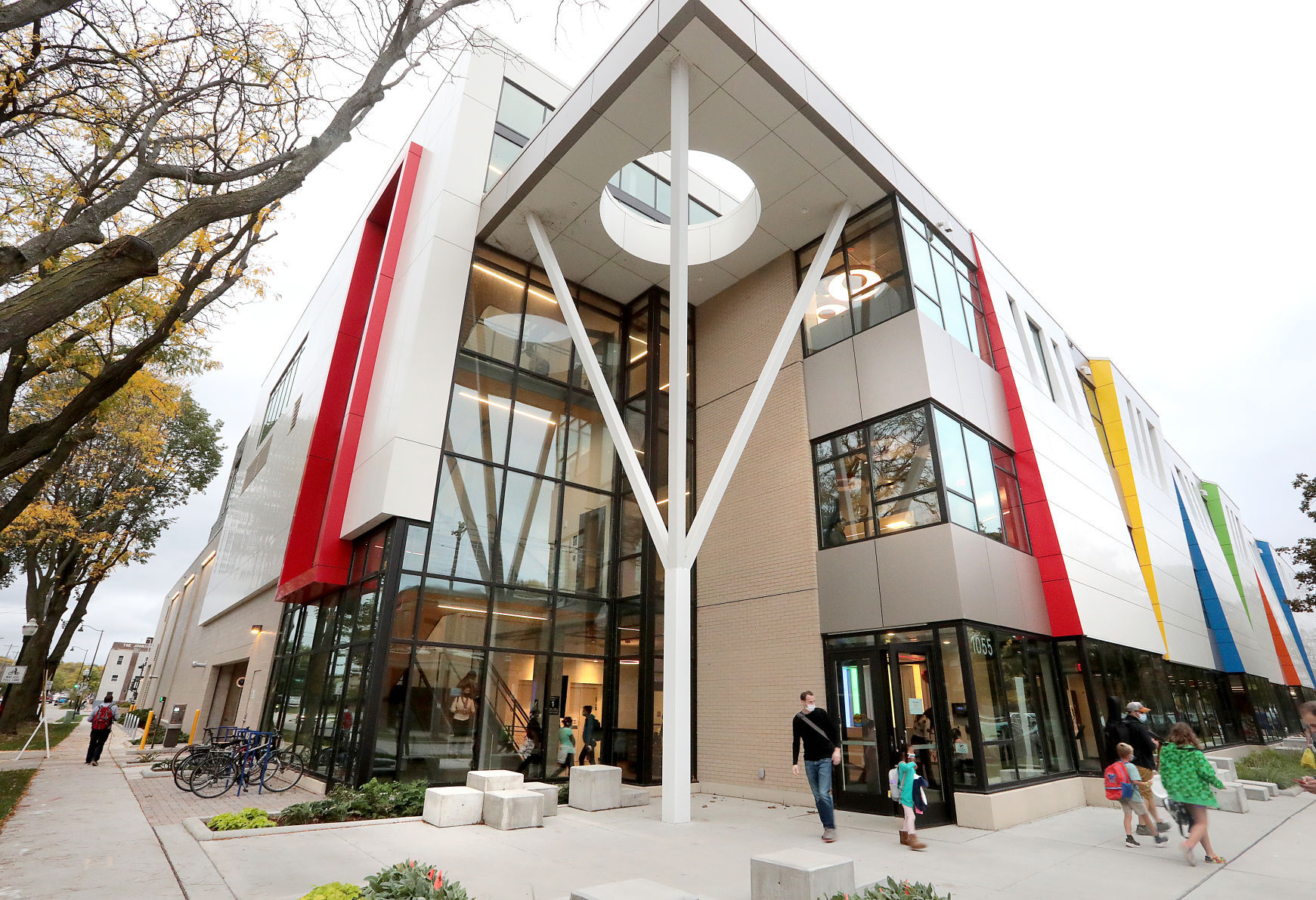 Exterior of new MYArts building